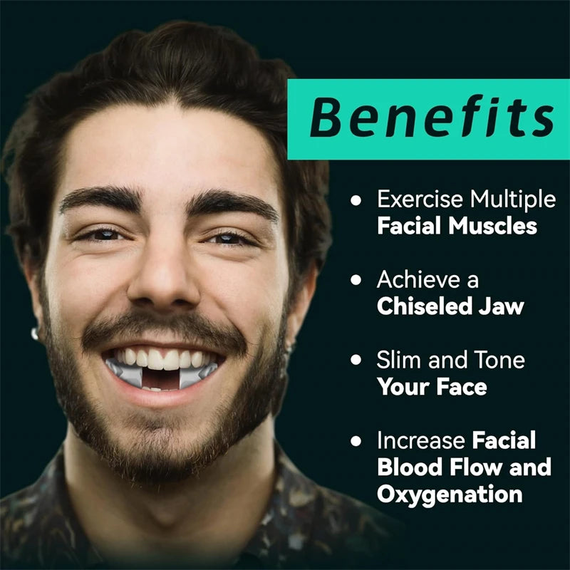 Silicone Jaw Line Exerciser Facial Toner Chew Ball Neck Muscle Trainer Fitness Jawline Chewer Chin And Cheek Exercise Tool