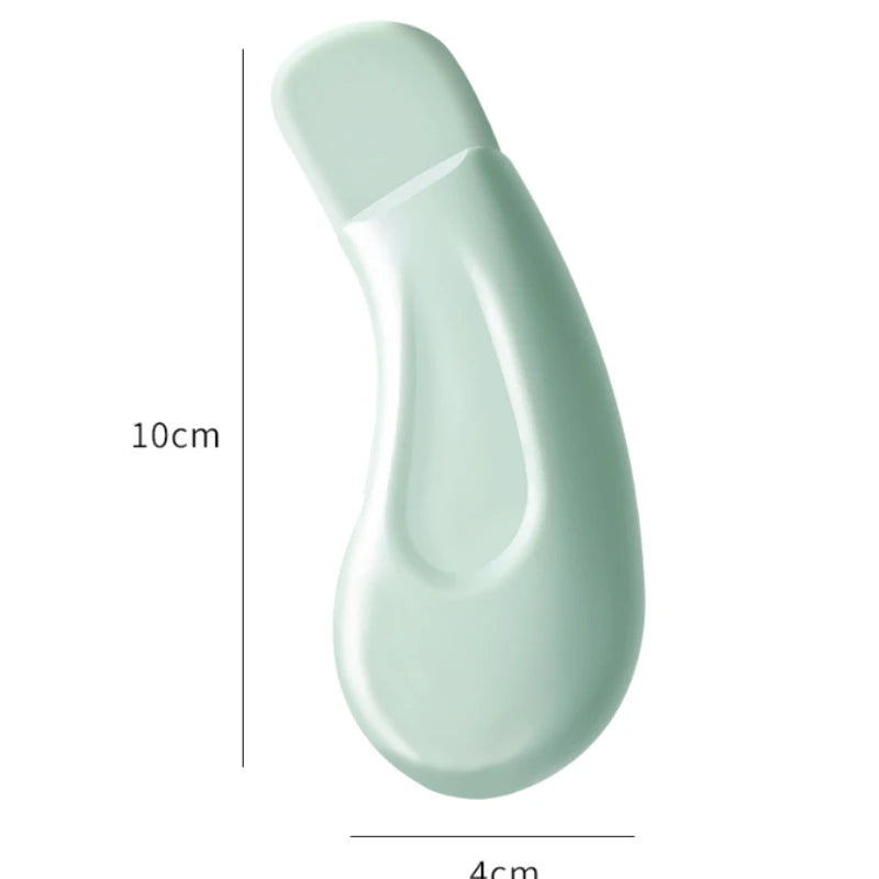 1pc Blackhead Removal Tools, Silicone Nose Blackhead Remover, Green And Pink Blackhead Remover, Facial Scraper, Deep Cleansing M