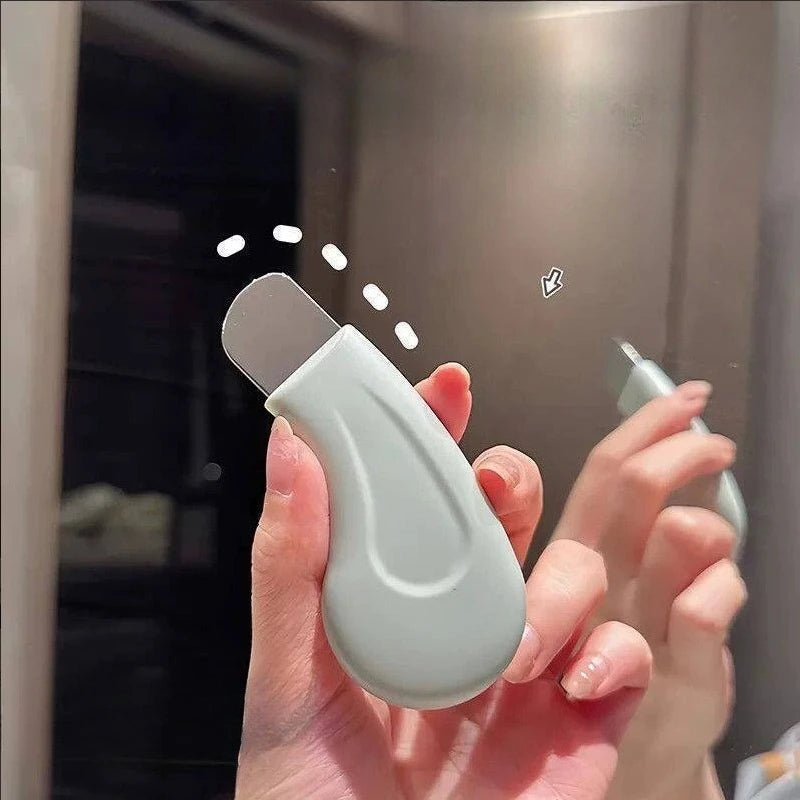 1pc Blackhead Removal Tools, Silicone Nose Blackhead Remover, Green And Pink Blackhead Remover, Facial Scraper, Deep Cleansing M